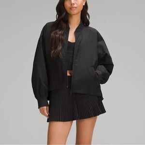 Lululemon Bomber Jacket Hem-Cinch Women's